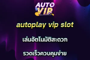 autoplay vip slot เล่นอัตโนมัติสะดวก รวดเร็วควบคุมง่าย